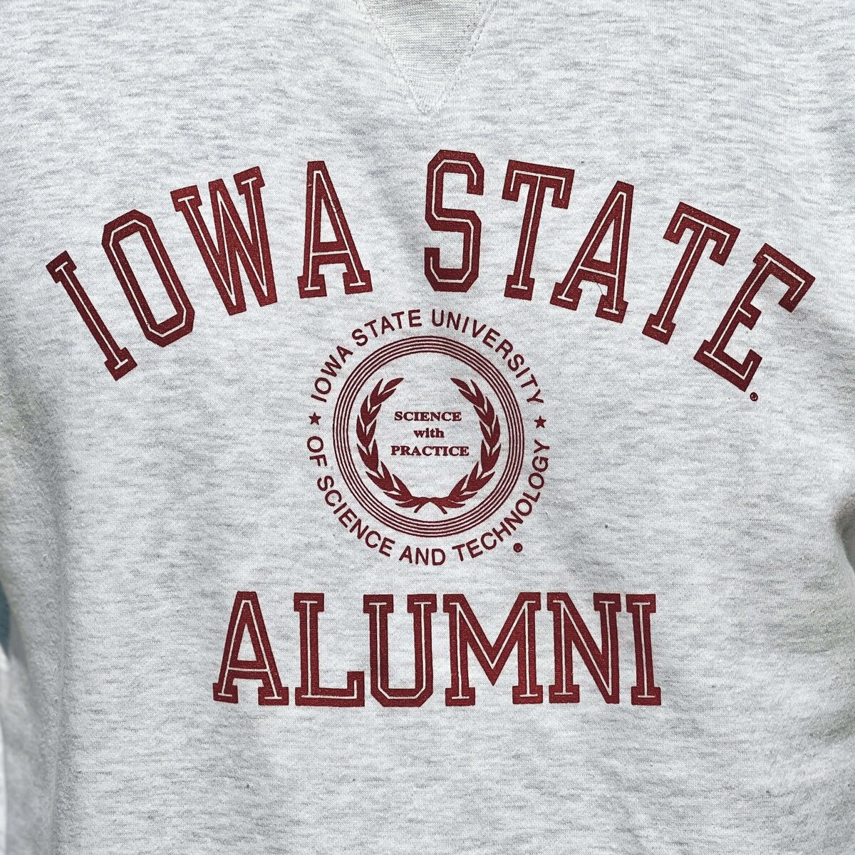 Gear Alumni Seal Gray Crewneck